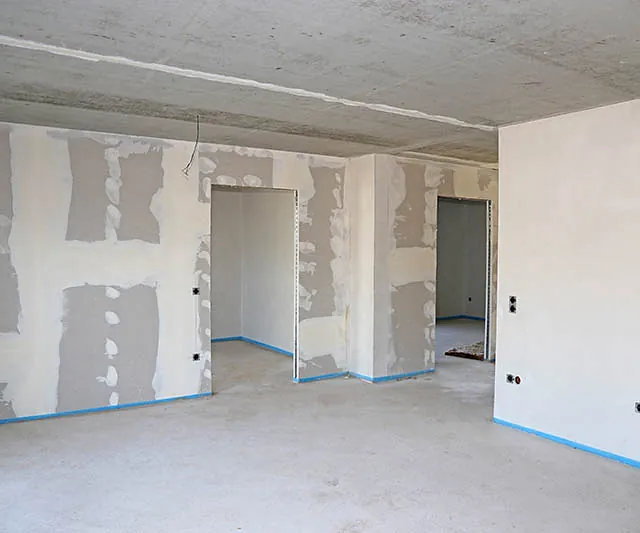 Ein unfertiges Zimmer